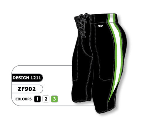 Athletic Knit Custom Sublimated Football Pant Design 1211 (ZF902-1211)